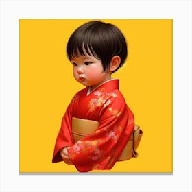 Asian Child Canvas Print