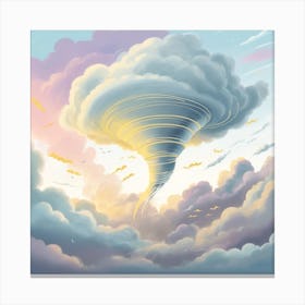 Tornado In The Sky Canvas Print