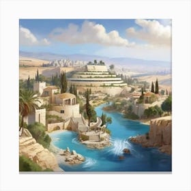 City Of Jerusalem Canvas Print