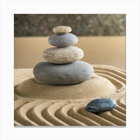 Zen Garden 1 Canvas Print