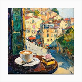 Coffee And Cake 1 Canvas Print