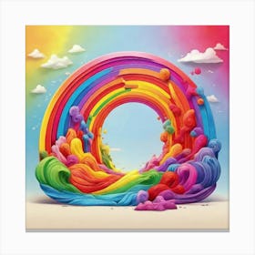 Rainbow In The Sky 7 Canvas Print