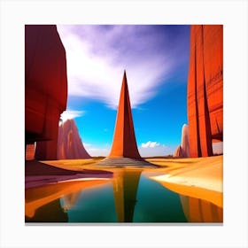 Desert Landscape 12 Canvas Print