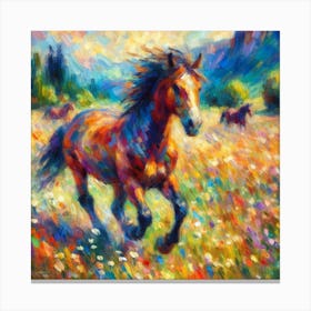 Horse Art images Canvas Print