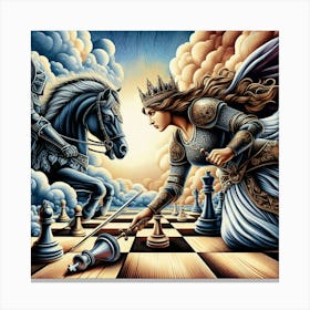 Chess Queen14 Leinwandbild