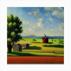 On the Farm Canvas Print