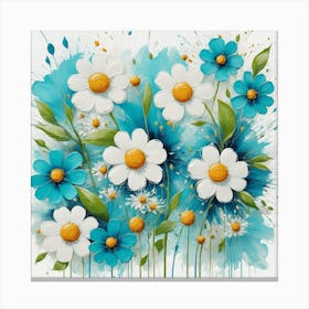 Primavera  Abstract Painting Canvas Print