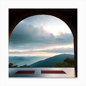 Meditating In The Mountains Canvas Print