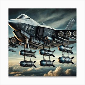 Vx F2 Venom Wing Converted Canvas Print