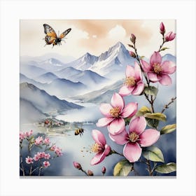 Magnolia Blossoms Canvas Print