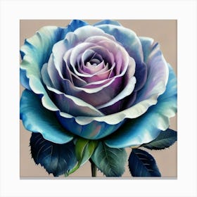 Blue Rose 2 Canvas Print