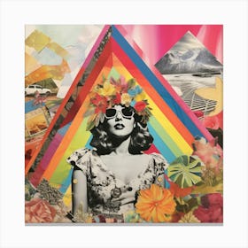 Rainbow Collage 3 Canvas Print