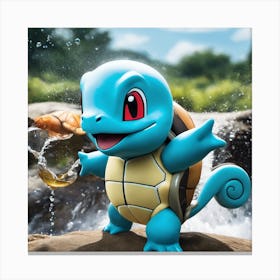 Pokemon Turtle 1 Canvas Print