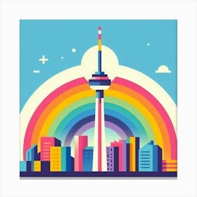 Cn Tower 2 Canvas Print