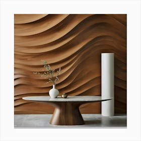 Wavy Wall 18 Canvas Print