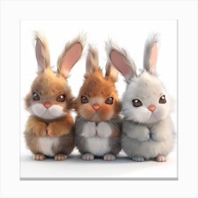 Bunny Rabbits Canvas Print