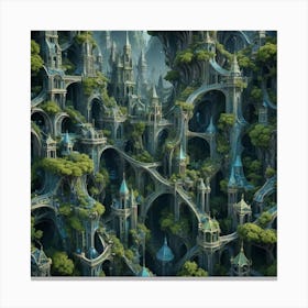 Fantasy City 2 Canvas Print