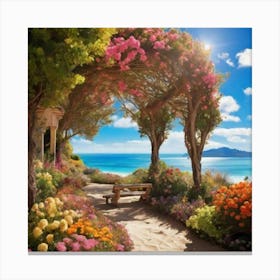 Garden Path Canvas Print