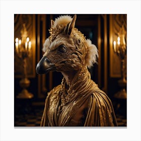 Lady Birdy Canvas Print