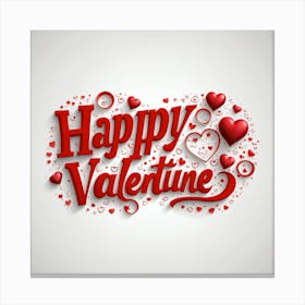 Happy Valentine'S Day 7 Canvas Print