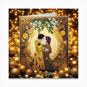 Kiss By Gustav Klimt 3 Canvas Print