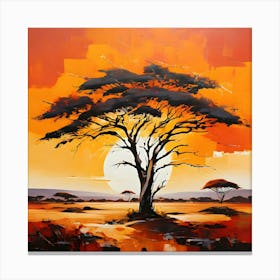 Acacia Tree Canvas Print