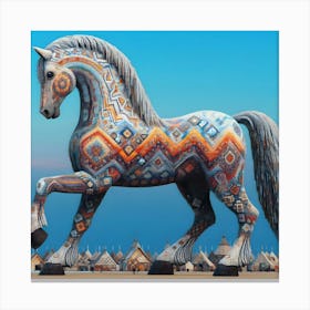 Afghan Horse Canvas Print