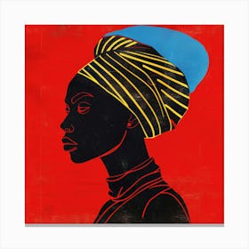 Portrait Of African Woman 38 Canvas Print