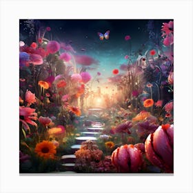 Surreal Love Garden By Csaba Fikker 14 Canvas Print