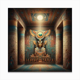 Egyptian Temple Canvas Print