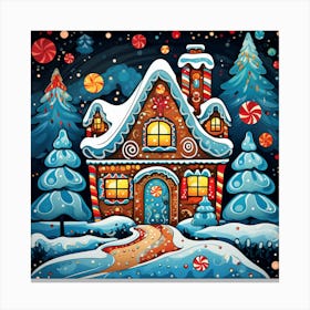 Gingerbread House 4 Canvas Print