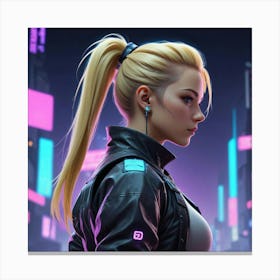 Elia A Female Character Canvas Print