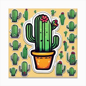 Cactus 9 Canvas Print