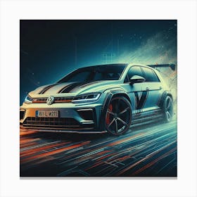 Volkswagen Golf R 9 Toile