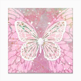 Pink Butterfly Canvas Print