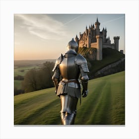 Knight In Armor 4 Canvas Print