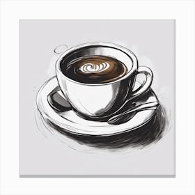 Coffee Cup Canvas Print