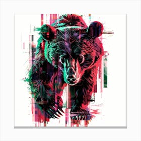 Bear Art Canvas Print