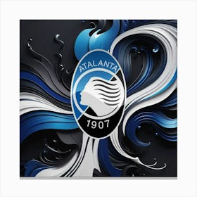 Atalanta BC Logo Wall Art 5 Canvas Print