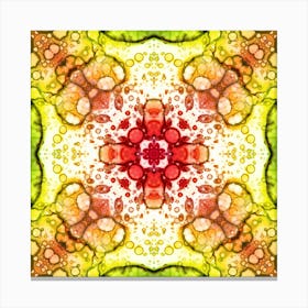 Abstraction Watercolor Flower Canvas Print