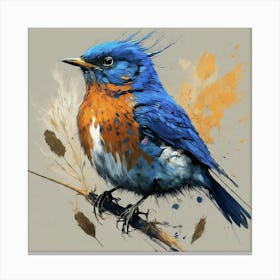 Bluebird 2 Canvas Print