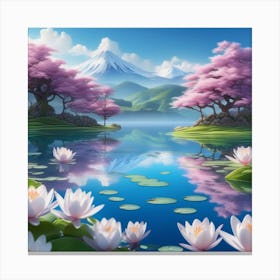 Japanese Landscape 3 Canvas Print