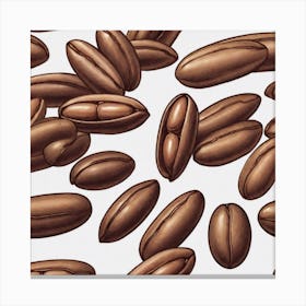 Coffee Beans 250 Canvas Print