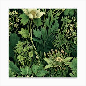 Lotus Flower Wallpaper Canvas Print