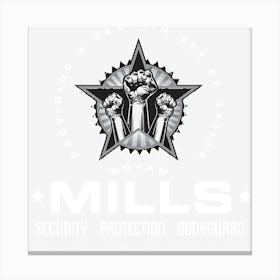 Bryan Mills Protection Services Canvas Print