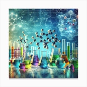 Chemistry Laboratory Concept 1 Canvas Print