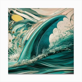 'Waves' Canvas Print