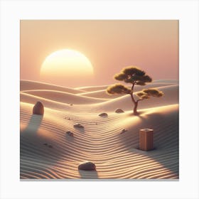 Sand Dunes Canvas Print