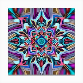 Psychedelic Mandala 14 Canvas Print