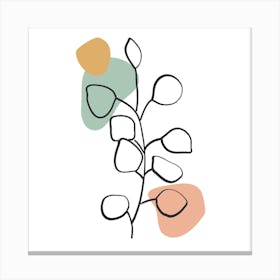 Abstract Leaf Canvas Print